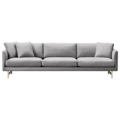 Fredericia Calmo sofa 80, 3-seater, lacquered oak - Sunniva 242