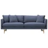 Fredericia Calmo sofa 95, 2-seater, lacquered oak - Sunniva 783