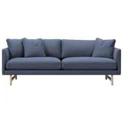 Fredericia Calmo sofa 95, 2-seater, lacquered oak - Sunniva 783