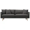 Fredericia Calmo sofa 95, 2-seater, lacquered oak - Sunniva 173