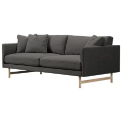 Fredericia Calmo sofa 95, 2-seater, lacquered oak - Sunniva 173
