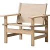 Fredericia Canvas chair, soaped oak - natural canvas