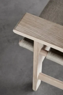 Fredericia Canvas chair, soaped oak - natural canvas