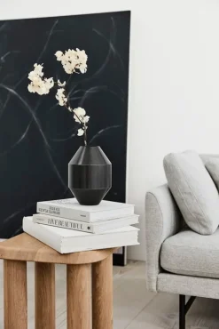 Fredericia Hydro vase, 15 cm, black brass