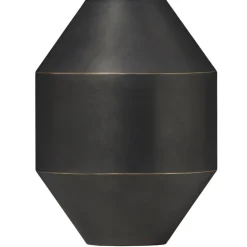 Fredericia Hydro vase, 22,5 cm, black brass