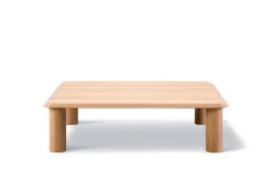 Fredericia Islets coffee table, 110 x 110 cm, light oiled oak