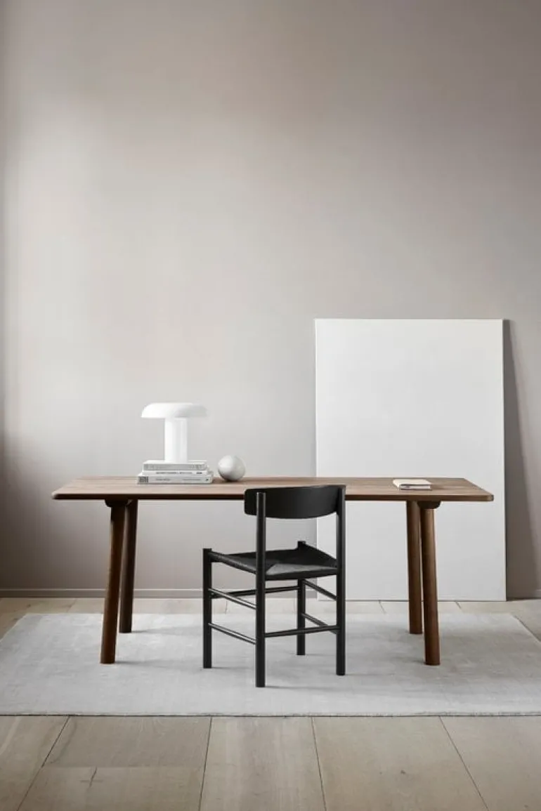 Fredericia J39 Mogensen chair, black lacquered oak - paper cord