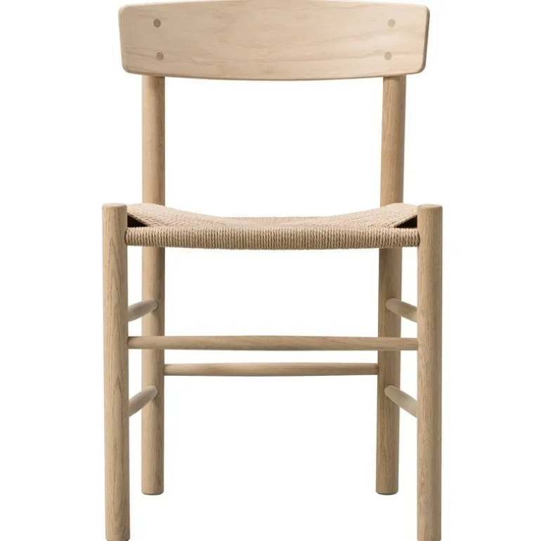 Fredericia J39 Mogensen chair, soaped oak - paper cord