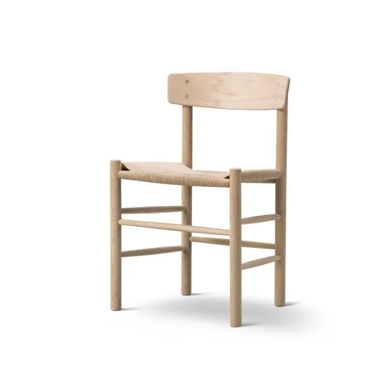 Fredericia J39 Mogensen chair, soaped oak - paper cord