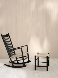 Fredericia J16 rocking chair, black