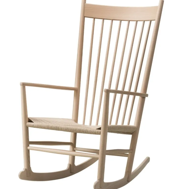 Fredericia J16 rocking chair, soaped oak