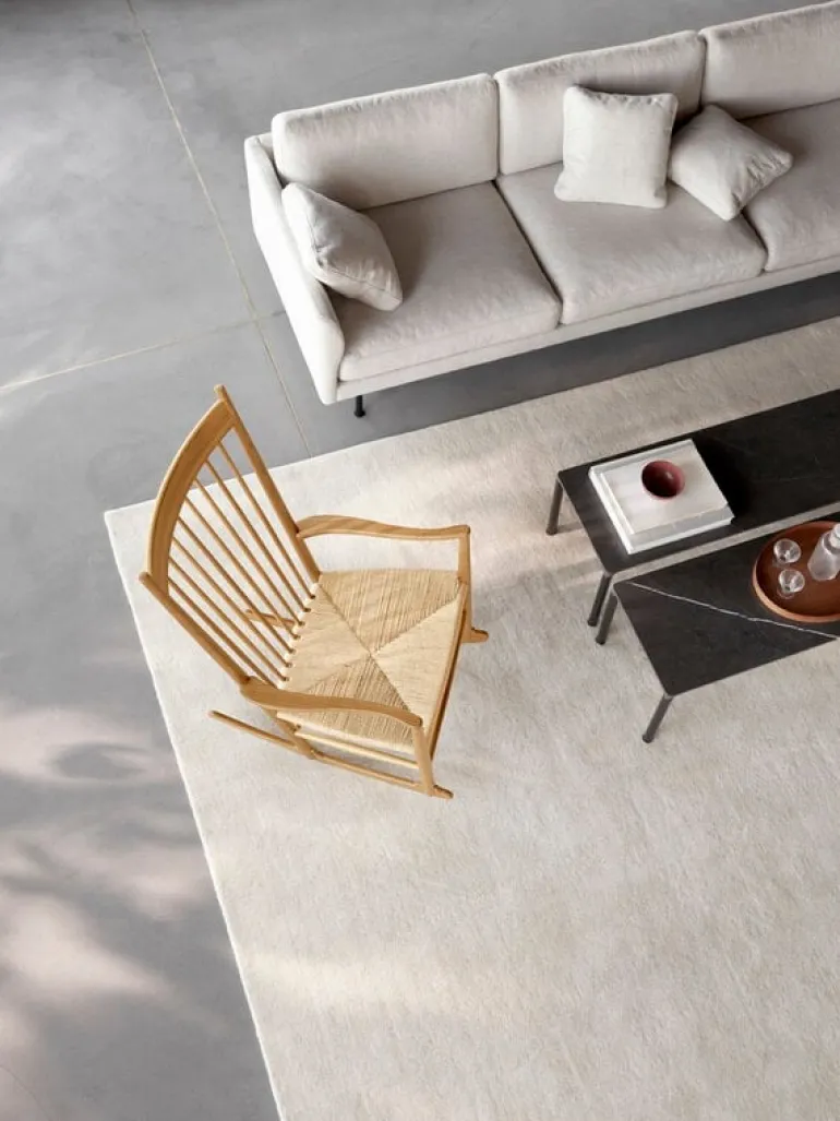 Fredericia J16 rocking chair, soaped oak