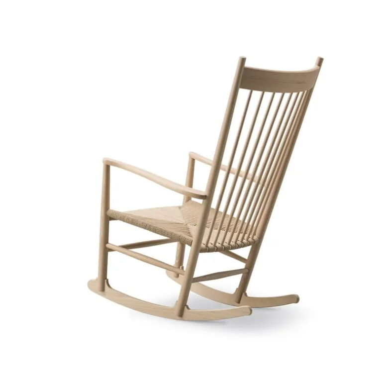 Fredericia J16 rocking chair, soaped oak