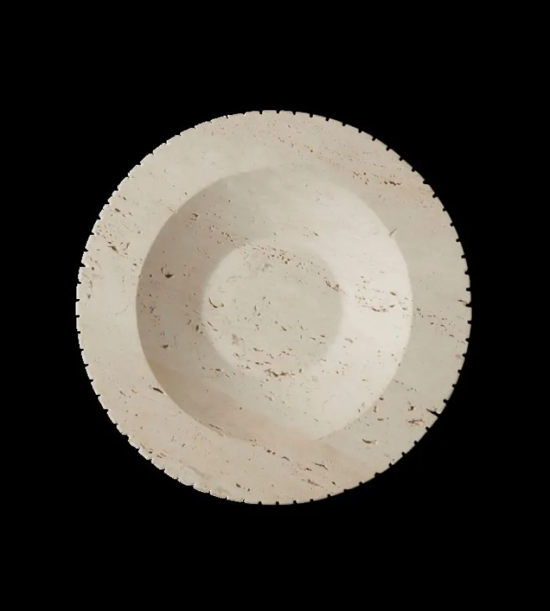 Fredericia Locus bowl, 40 cm, travertine
