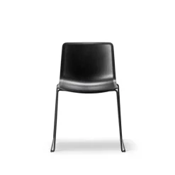 Fredericia Pato chair, sled base, black