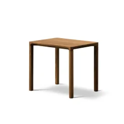 Fredericia Piloti coffee table, 39 x 31 cm, smoked oak
