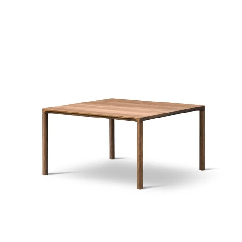 Fredericia Piloti coffee table, 63 x 63 cm, smoked oak