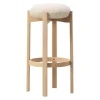 Fredericia Pioneer bar stool, lacquered oak - beige Zero 0001