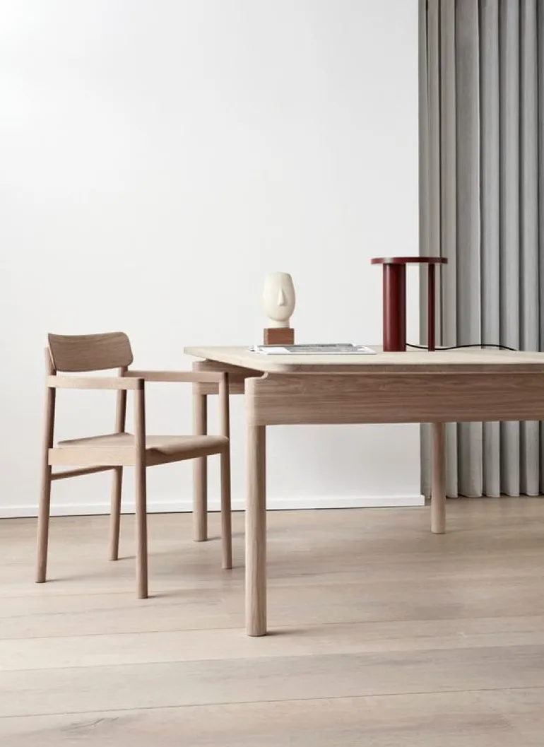 Fredericia Post armchair, oiled oak