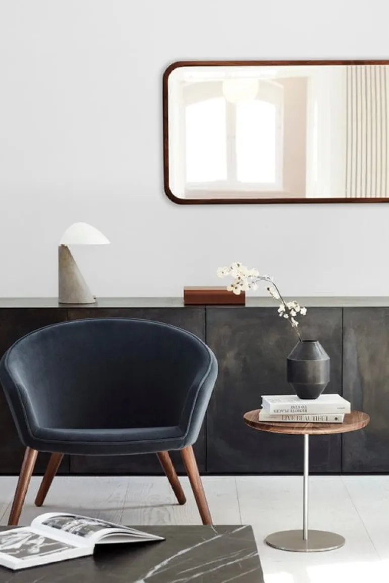 Fredericia Silhouette mirror, 70 x 180 cm, oiled walnut