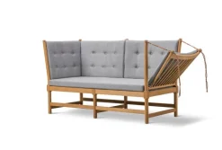 Fredericia Spoke-Back sofa, oak - Fiord 391