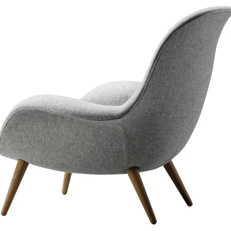 Fredericia Swoon Lounge armchair, Hallingdal 130 - smoked oak