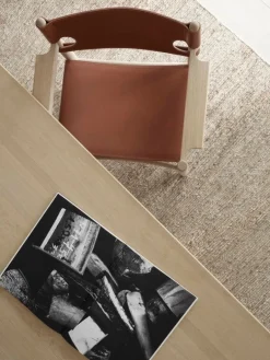 Fredericia The Spanish Dining Chair with armrests, cognac leather - oiled o