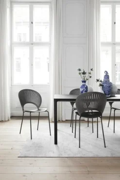 Fredericia Trinidad chair, grey stained and lacquered oak - flint