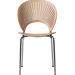 Fredericia Trinidad chair, lacquered oak - chrome