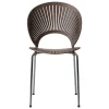 Fredericia Trinidad chair, smoked oak - chrome