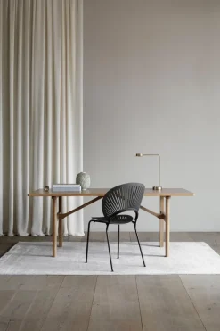 Fredericia Trinidad chair, black ash - chrome