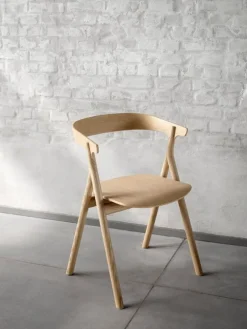Fredericia Yksi chair, lacquered oak