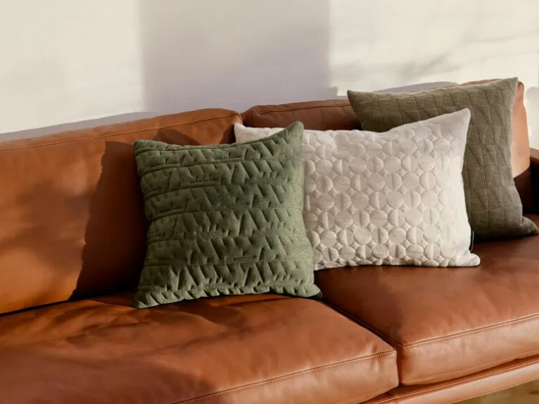 Fritz Hansen AJ Tassel cushion, 45 x 45 cm, pale green