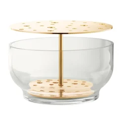 Fritz Hansen Ikebana vase, large, brass