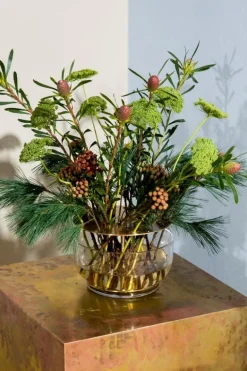 Fritz Hansen Ikebana vase, large, brass