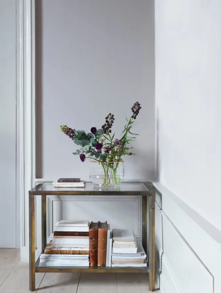 Fritz Hansen Ikebana vase, large, brass