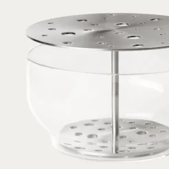 Fritz Hansen Ikebana vase, large, steel