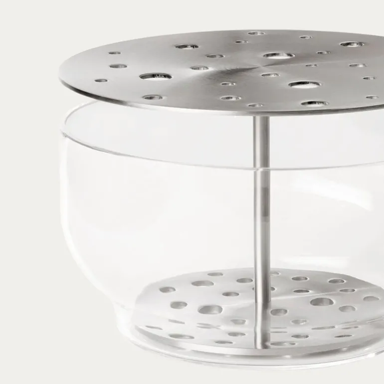 Fritz Hansen Ikebana vase, large, steel