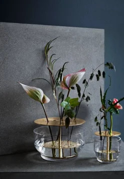 Fritz Hansen Ikebana vase, small, brass