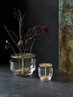 Fritz Hansen Ikebana vase, small, brass