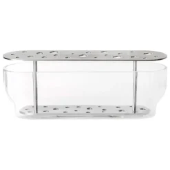 Fritz Hansen Ikebana vase, long, steel