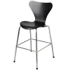 Fritz Hansen Series 7 Junior chair, black - chrome