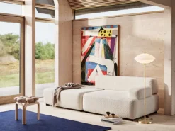 Fritz Hansen Utzon stool, oiled beech