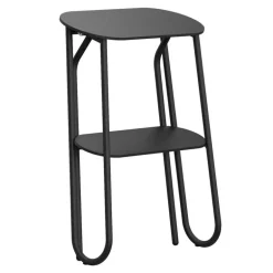 Frost Bukto step ladder, 2-steps, black