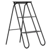 Frost Bukto step ladder, 3-steps, black