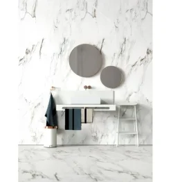 Frost Bukto step ladder, 3-steps, white