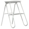 Frost Bukto step ladder, 2-steps, white