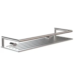 Frost Nova2 shower shelf 4, brushed steel