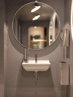 Frost Nova2 soap and disinfectant dispenser, touch-free, brushed steel