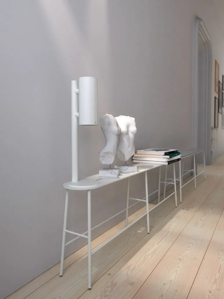 Frost Nova2 table dispenser stand, matt white